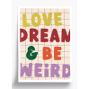 Affiche - A4 - Love weird