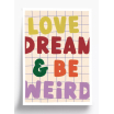 Affiche - A4 - Love weird