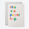 Carte avec enveloppe - This is a paper hug