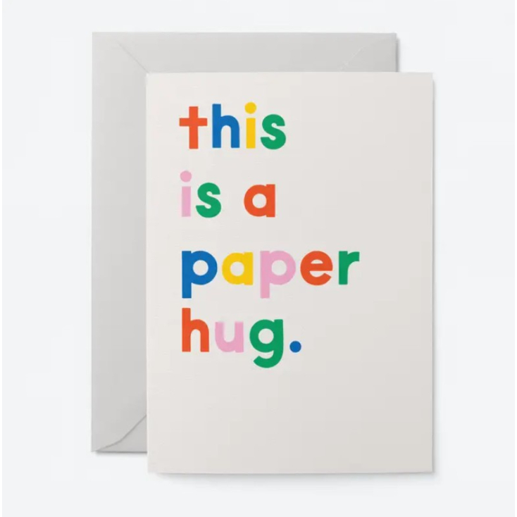 Carte avec enveloppe - This is a paper hug