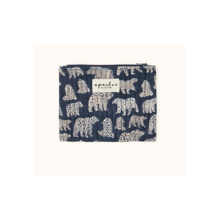 Mini pochette Mana - Ours - Orage