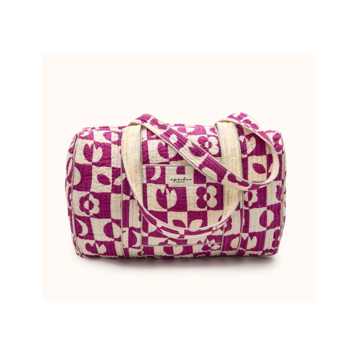 Sac Buddha - Damier - Fuschia